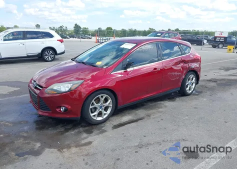 2013 Ford Focus Titanium from USA, damaged, VIN 1FADP3N25DL182829